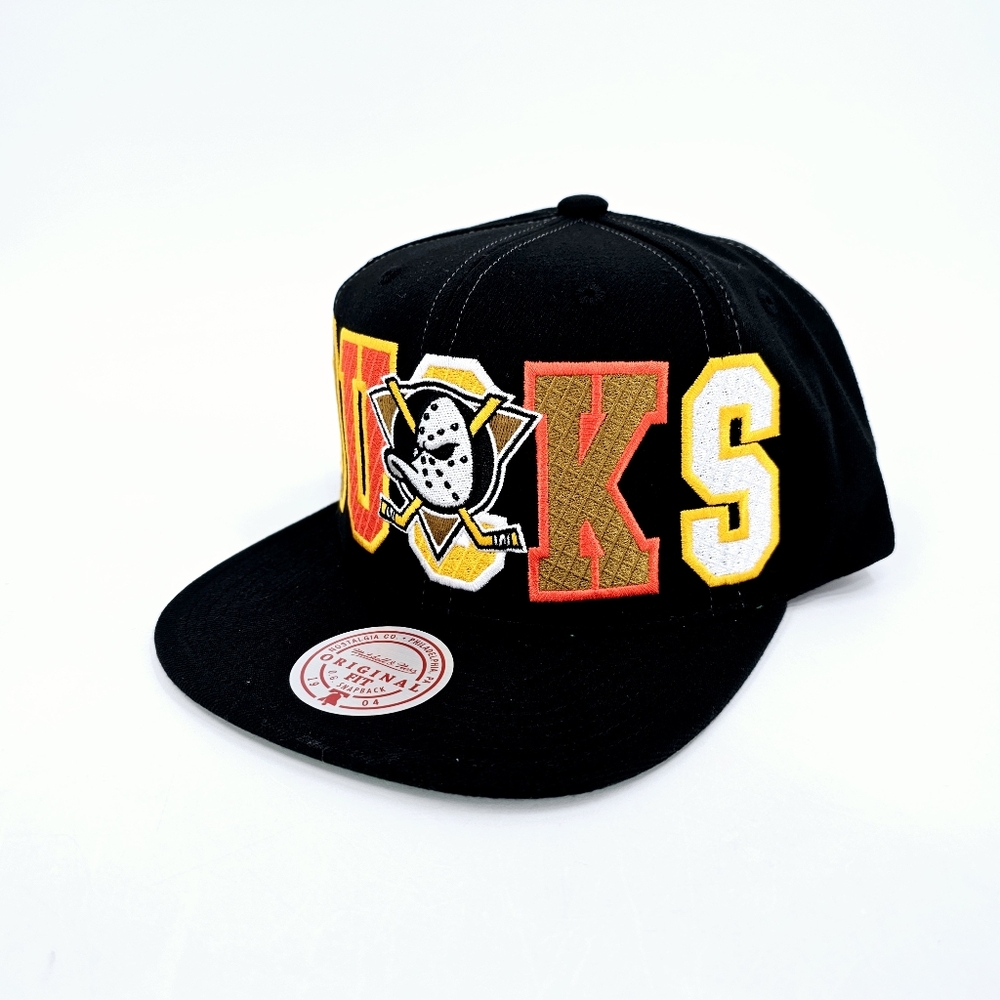 Mitchell & Ness Anaheim Ducks NHL Varsity Snapback Hat Men's - Picture 6 of 12